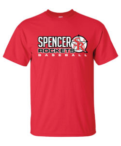 Spencer Rocket Baseball T-Shirt
