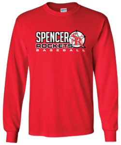 Spencer Rocket Baseball T-Shirt