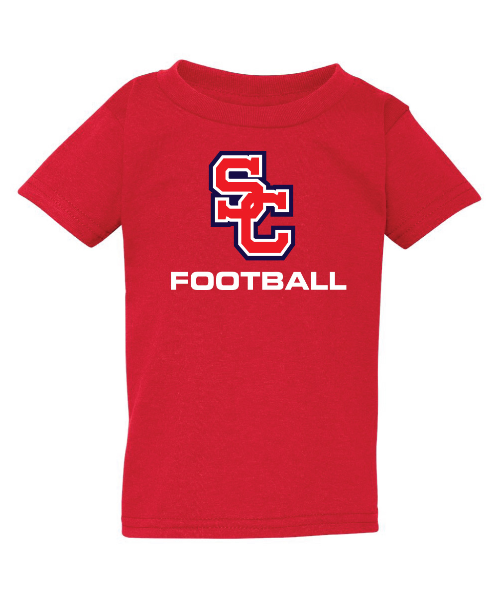 Red Spencer-Columbus Footbal Toddler T-Shirt