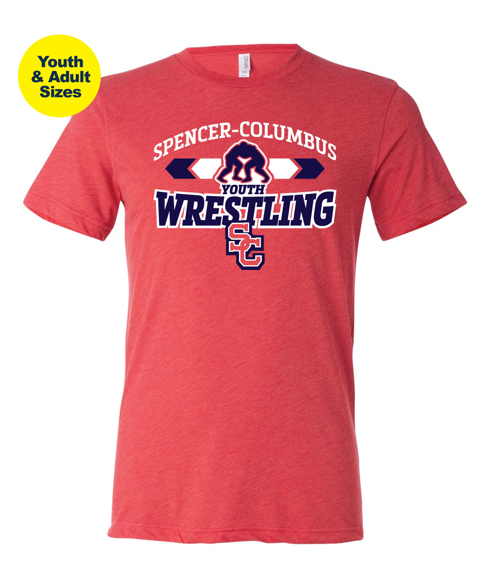 Red SC Youth Wrestling Apparel