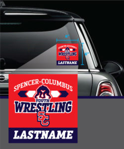 SC Youth Wrestling Decal